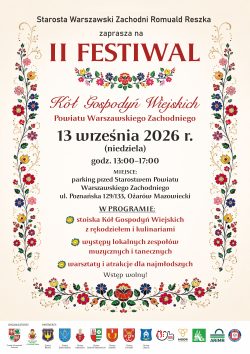 Zdjęcie do komunikatu: II Festiwal Kół Gospodyń Wiejskich