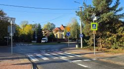 Zdjęcie do wpisu: Bezpieczny rowerzysta – aktywne znaki na przejazdach rowerowych przy ul. Poniato