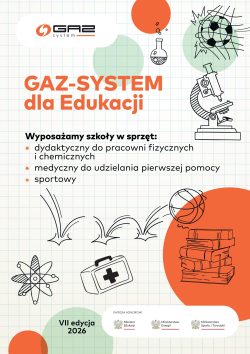 Zdjęcie do komunikatu: „GAZ-SYSTEM dla Edukacji” – Szkoła Podstawowa nr 2 im. Obrońców Warszawy bierze 