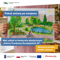 Zdjęcie do komunikatu: III. edycja konkursu plastycznego „Kolory Funduszy Europejskich”